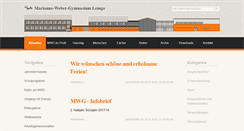 Desktop Screenshot of mwg-lemgo.de